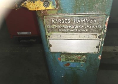 Karges Hammer type M2BF2 plate